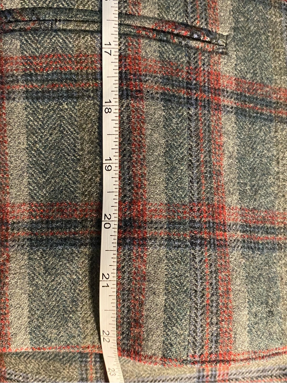 Vintage Pendleton Wool Green Plaid Blazer and Skirt Set - Picture 10 of 13